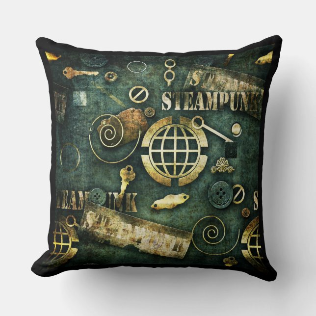 Steampunk, stilvoll kissen (Vorderseite)