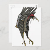 Steampunk Stork Postkarte (Vorne/Hinten)