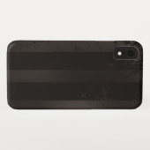 Steampunk-Streifenbraun Case-Mate iPhone Hülle (Rückseite (Horizontal))
