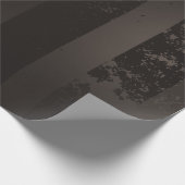 Steampunk-Streifenbraun Geschenkpapier (Ecke)