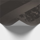 Steampunk-Streifenbraun Geschenkpapier (Ecke)