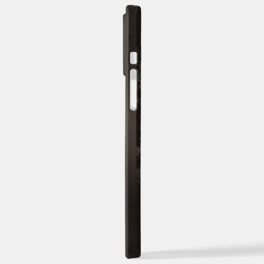 Steampunk-Streifenbraun iPhone Hülle (Linke Seite)