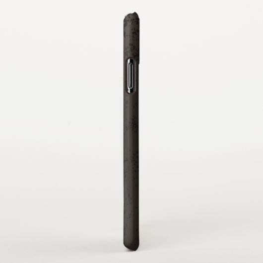 Steampunk-Streifenbraun iPhone Hülle (Rechte Seite)