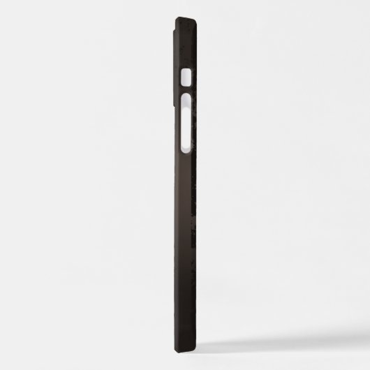 Steampunk-Streifenbraun iPhone Hülle (Linke Seite)