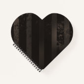 Steampunk-Streifenbraun Notizblock (Vorderseite)