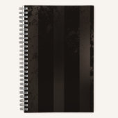 Steampunk-Streifenbraun Notizblock (Vorderseite)