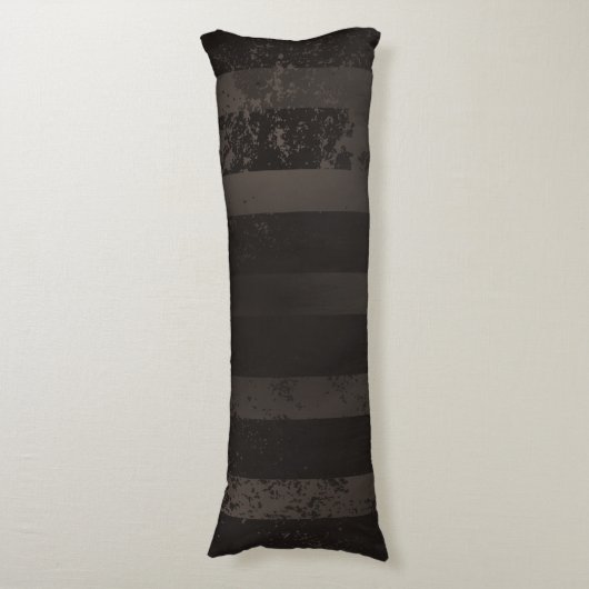 Steampunk-Streifenbraun Seitenschläferkissen (Vorderseite Vertikal)