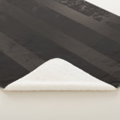 Steampunk-Streifenbraun Sherpadecke (3/4)