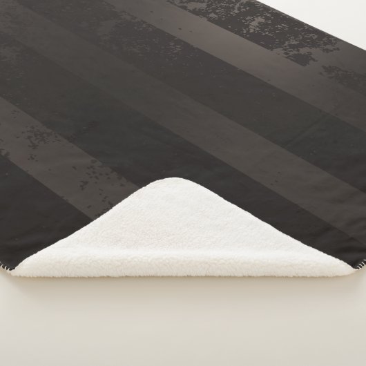 Steampunk-Streifenbraun Sherpadecke (3/4)