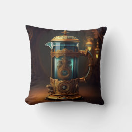 Steampunk Style French Press Kissen