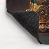 Steampunk Style French Press Mousepad (Ecke)