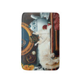 Steampunk Submarine Cat Tee Badematte (Vorderseite Vertikal)