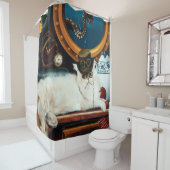 Steampunk Submarine Cat Tee Duschvorhang (Beispiel)