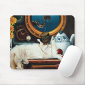 Steampunk Submarine Cat Tee Mousepad (Mit Mouse)