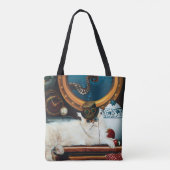Steampunk Submarine Cat Tee Tasche (Rückseite)