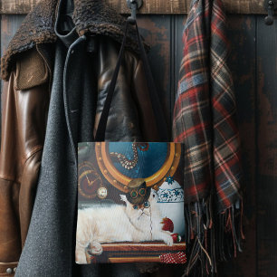 Steampunk Submarine Cat Tee Tasche