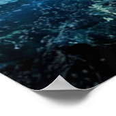 Steampunk Submarine Poster (Ecke)