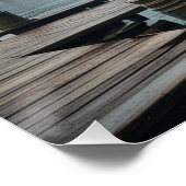 Steampunk Submersible Ocean Liner Poster (Ecke)