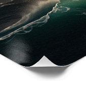 Steampunk Submersible Ocean Liner Poster (Ecke)