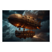 Steampunk Submersible Ocean Liner Poster (Vorderseite)
