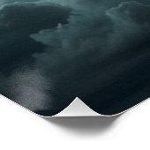 Steampunk Submersible Ocean Liner Poster (Ecke)