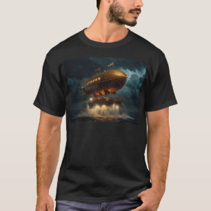 Steampunk Submersible Ocean Liner T-Shirt