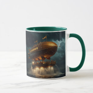 Steampunk Submersible Ocean Liner Tasse