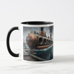 Steampunk Submersible Ocean Liner Tasse