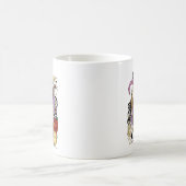 Steampunk Sugar Skull Kaffeetasse (Mittel)