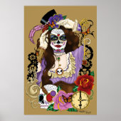 Steampunk Sugar Skull Poster (Vorne)