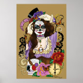 Steampunk Sugar Skull Poster (Vorne)
