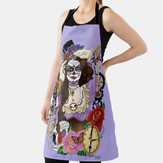 Steampunk Sugar Skull Schürze (InSitu)