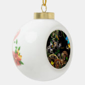 Steampunk - Surreal - Mind Games Keramik Kugel-Ornament (Links)