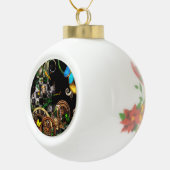 Steampunk - Surreal - Mind Games Keramik Kugel-Ornament (Rechts)