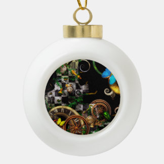 Steampunk - Surreal - Mind Games Keramik Kugel-Ornament