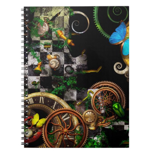 Steampunk - Surreal - Mind Games Notizblock (Vorderseite)