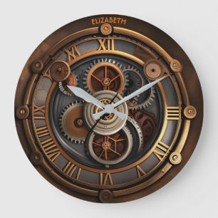 Steampunk Süße Wanduhr Rostige Fantasy Vintage