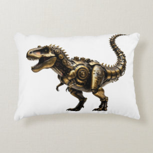 Steampunk T-Rex Mech – Messing-Dino-Bestie Dekokissen
