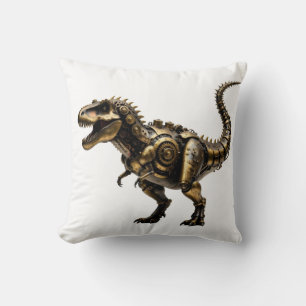 Steampunk T-Rex Mech – Messing-Dino-Bestie Kissen