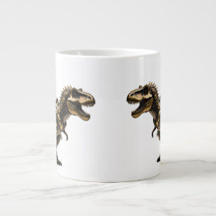 Steampunk T-Rex Mech – Messing-Dino-Biest Jumbo-Tasse