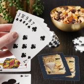 Steampunk-Tagebuch Spielkarten (In Situ)