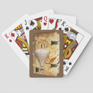 Steampunk-Tagebuch Spielkarten