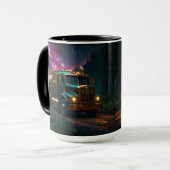 Steampunk Tanker Truck Tasse (Vorderseite Links)