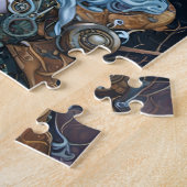 Steampunk-Tanzende Frau Puzzle (Seite)