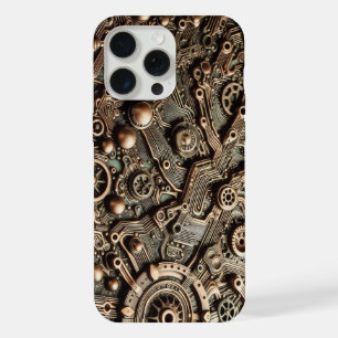 Steampunk-Tarnung, Camouflage iPhone 15 Pro Max Hülle