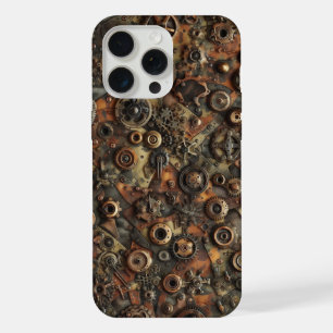Steampunk-Tarnung, Industriedesign, Tarnung iPhone 15 Pro Max Hülle
