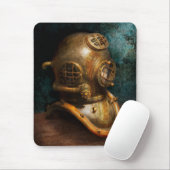 Steampunk - Tauchen - Der Tauchhelm Mousepad (Mit Mouse)
