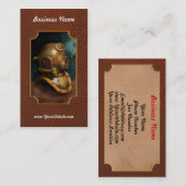 Steampunk - Tauchen - der Tauchsturzhelm Visitenkarte (Vorne/Hinten)