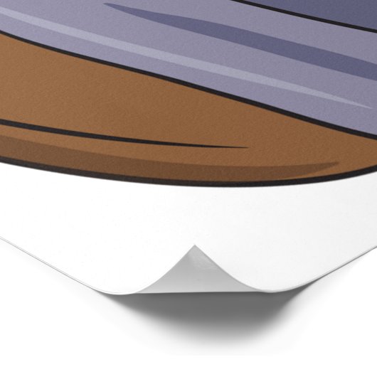 Steampunk Teddy Bear mit Fairy Wings Poster (Ecke)