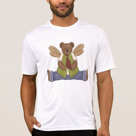 Steampunk Teddy Bear mit Fairy Wings T-Shirt (Vorderseite)